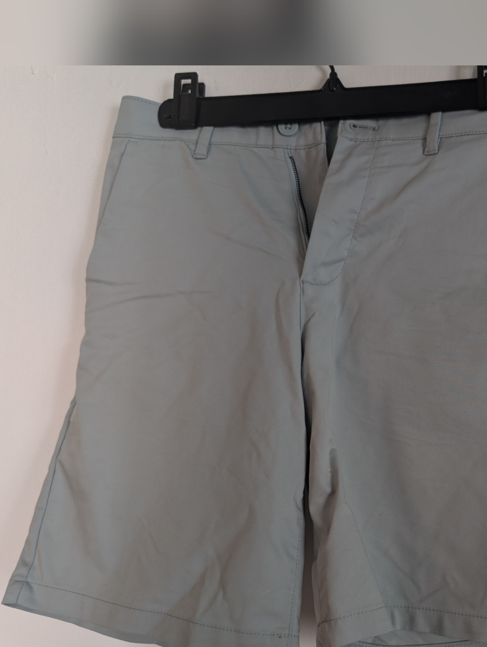 Calvin Klein Light Gray Flat Front Men's Shorts